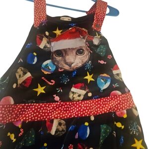 Holiday Cat Print Lounge Pants soft and velvety feeling